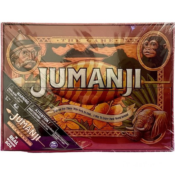 🆕 JUMANJI ~ THE BOARD GAME ~ IN WOOD BOX - Picture 3 of 8